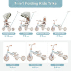 7 in 1 Baby Tricycle