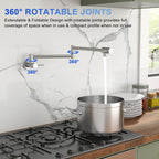 Brushed Nickel Pot Filler Faucet