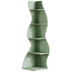 69.8" Height 5-Tier Wavy Bookshelf