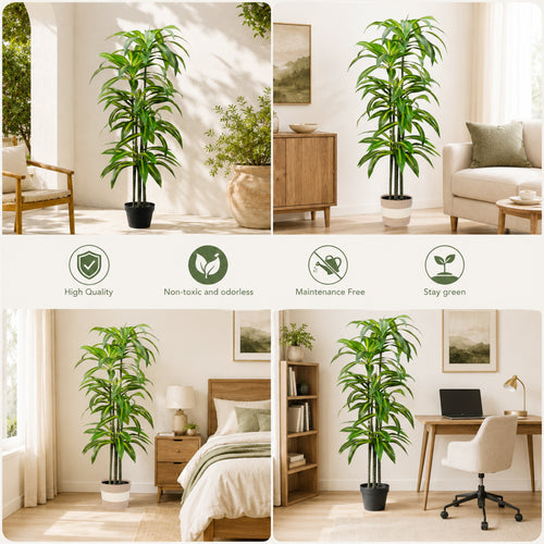 Dracaena Artificial Plant Indoor 5.5FT