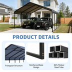 Heavy Duty Carport 20x20 Shelter