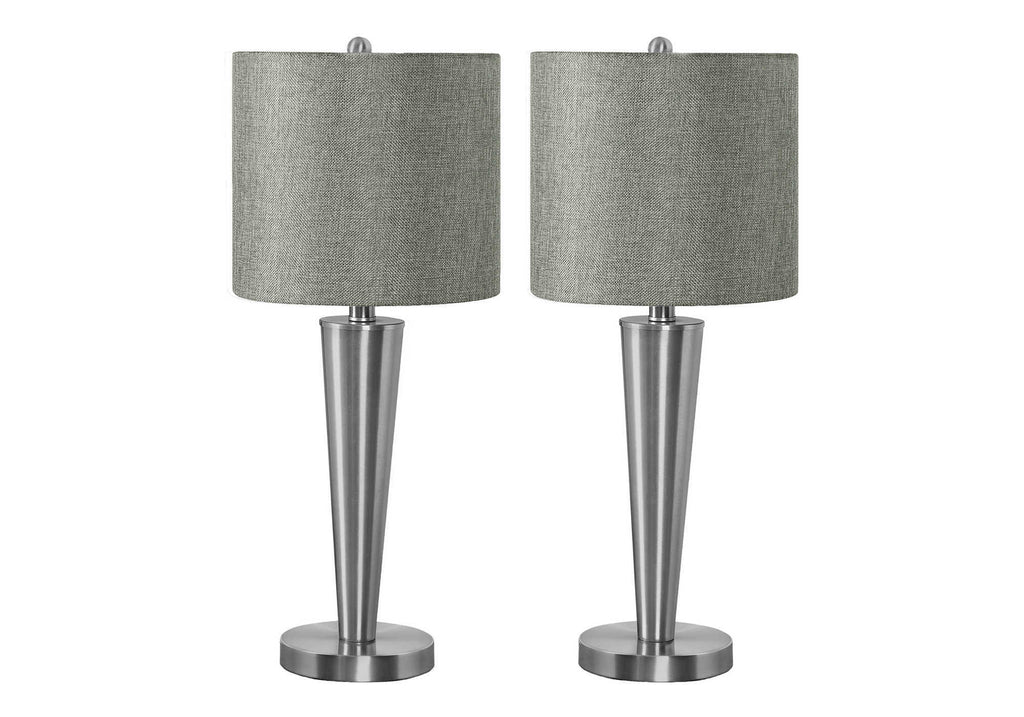 Set Of 2 Contemporary Table Lamps With USB Port