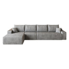 135" Cloud Sectional Couch with L-Shape Chaise