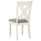 Ebers Chestnut and Vintage Dining Set
