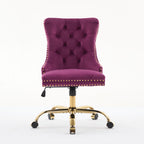 A&A Furniture Modern Velvet Office Chair