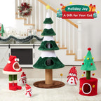 62" Cat Tree with Cozy Condo and Scratching Posts