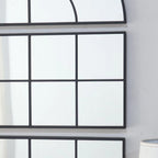 30" x 45" Large Arched Wall Mirror with Three Separate Sections