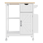 Kitchen Island Cart with Mobile Storage