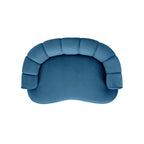 Halle 35.5" Rolled Arm Channel-Tufted Dog Sofa Bed