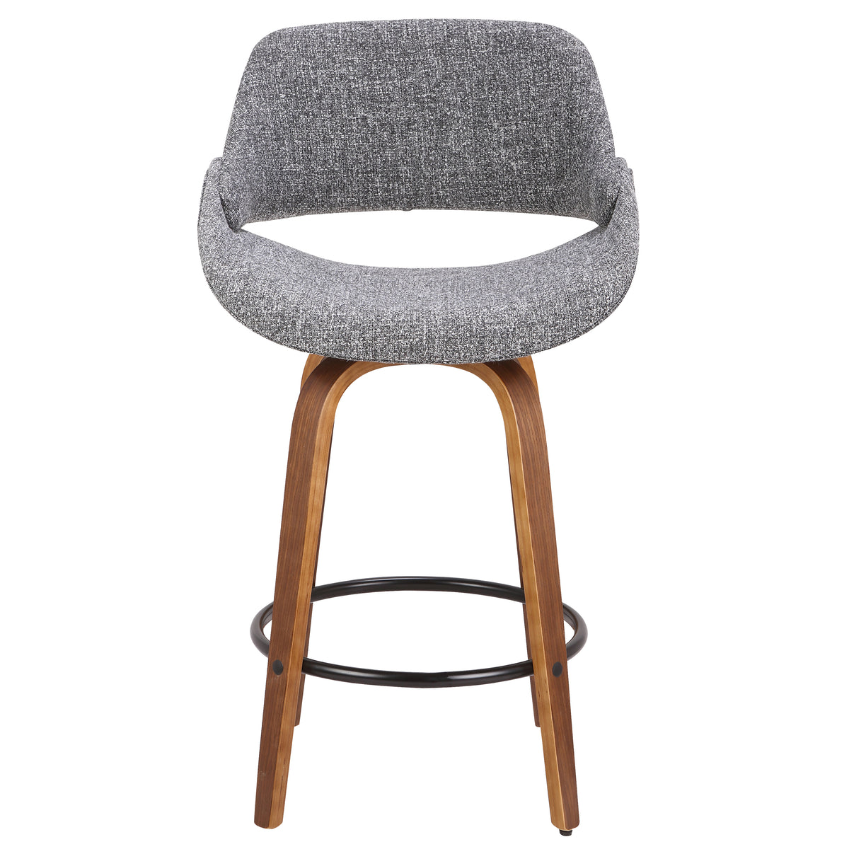 Mid-Century Modern Counter Stool in