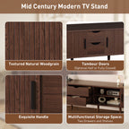 70 Inch Mid Century Modern TV Stand
