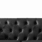 3+2 Seater Chesterfield Tech Fabric Sofa Set