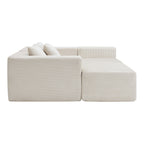 107" Compressed Sectional Sofas (Beige)
