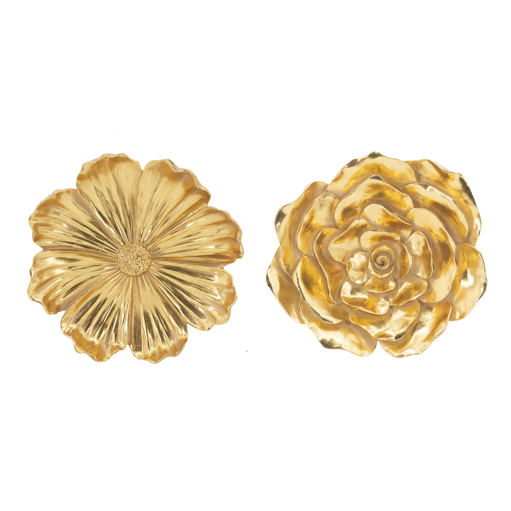 Set of 2 Decorative Roses