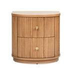 Valentine 24" 2-Drawer Storage Side Table