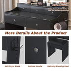 New Large Mirror Vanity Desk for Bedroom