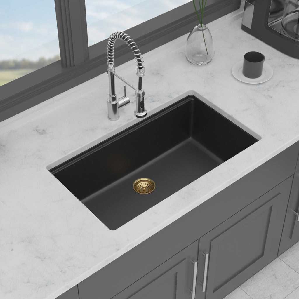 Quartz Kitchen Sink - 30" x 19" x 9.65"