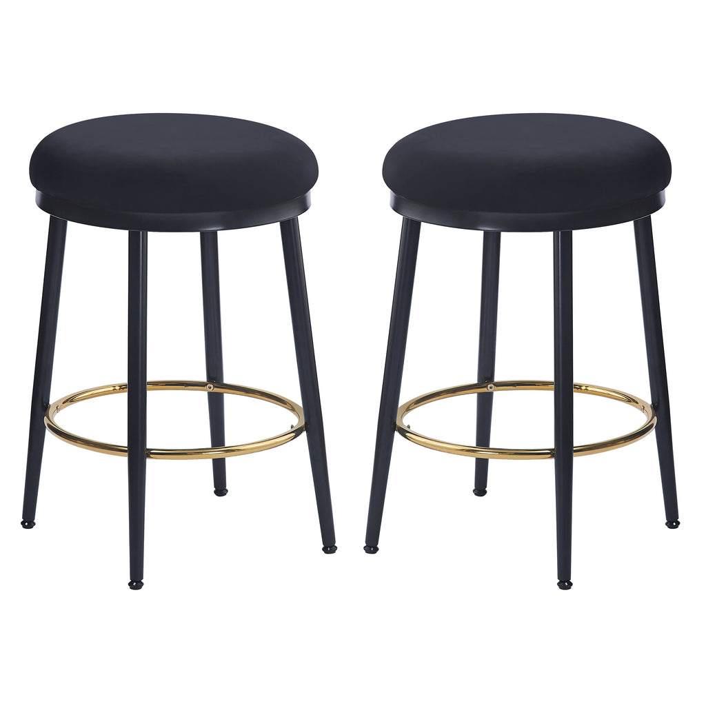 24.75" Modern Counter Stools Set of 2