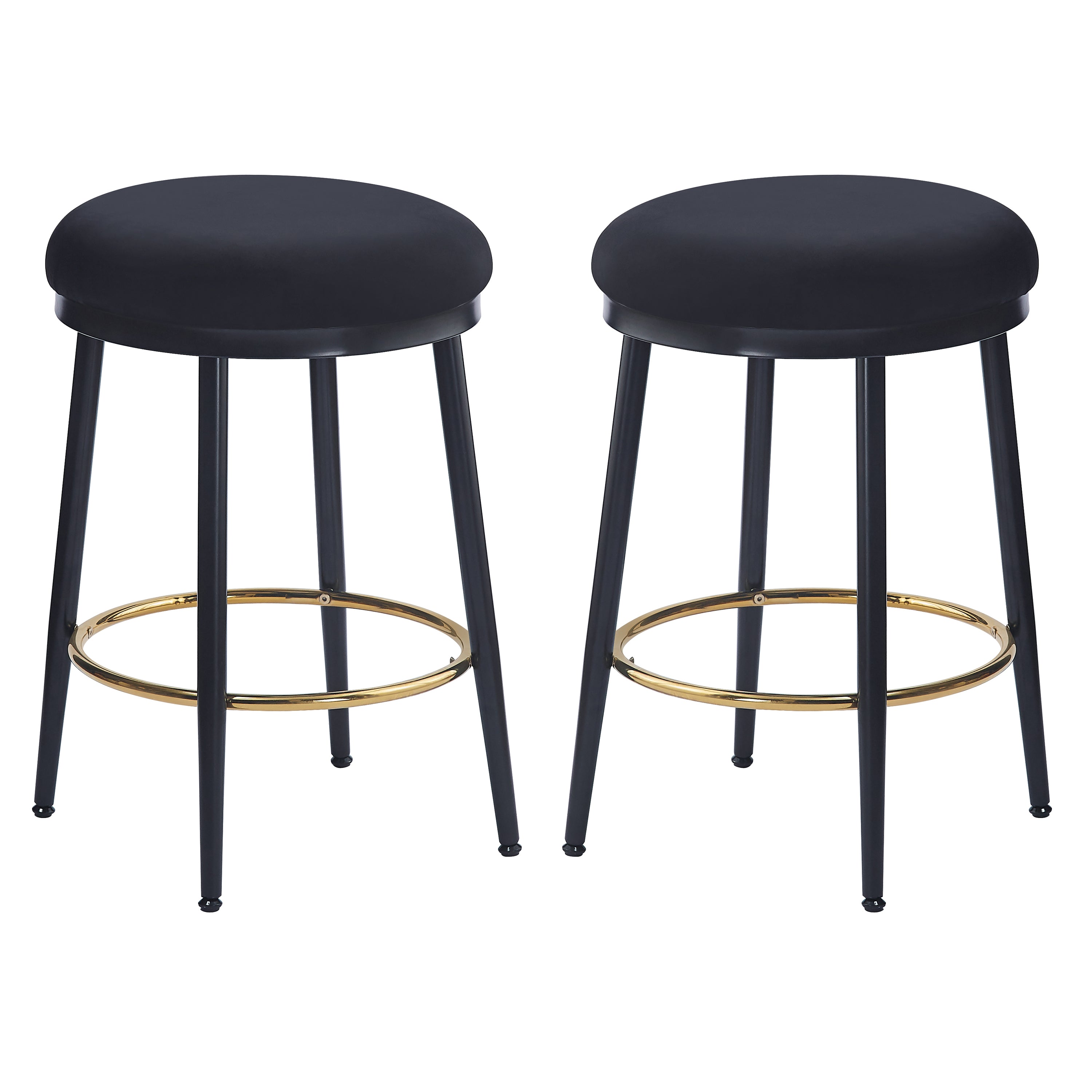 24.75" Modern Counter Stools Set of 2