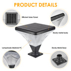 15" Black Outdoor Post Light