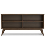 Draper Mid Century Low Bookcase