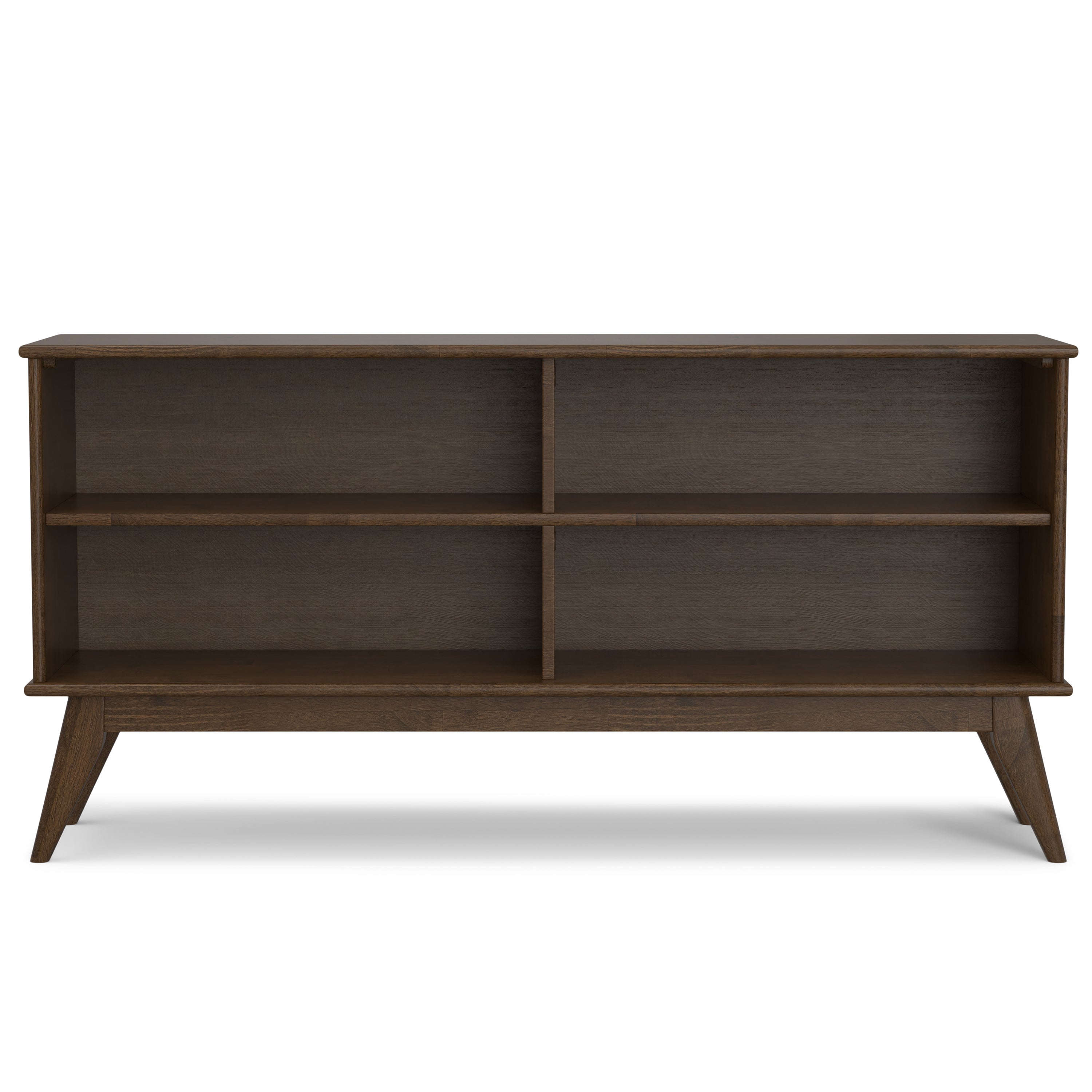 Draper Mid Century Low Bookcase