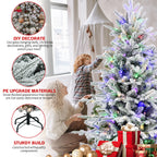 5FT PE+PVC Flocked Artificial Christmas Tree
