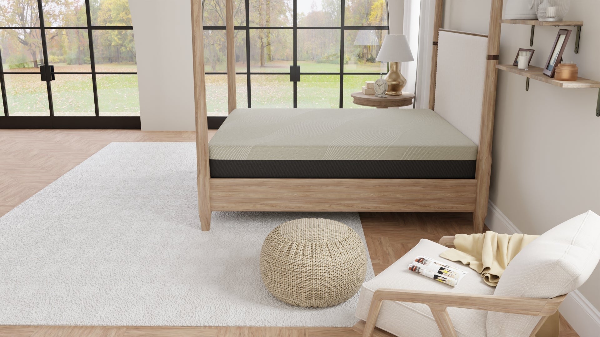 Omne Sleep Full Soft Gel Memory Foam Tight Top 12 Inch Mattress