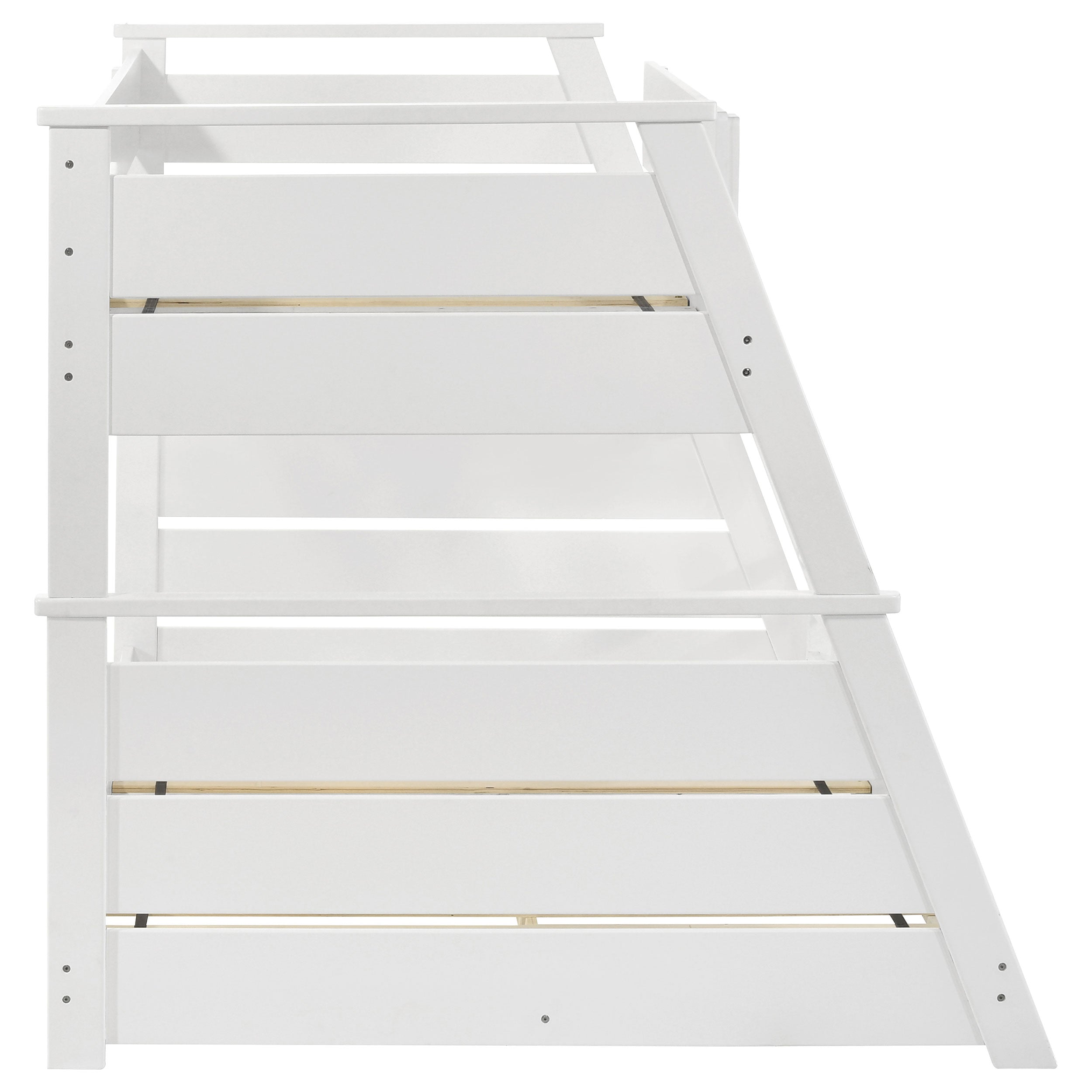 Holden Wood Veneer Twin Over Full Bunk Bed White-