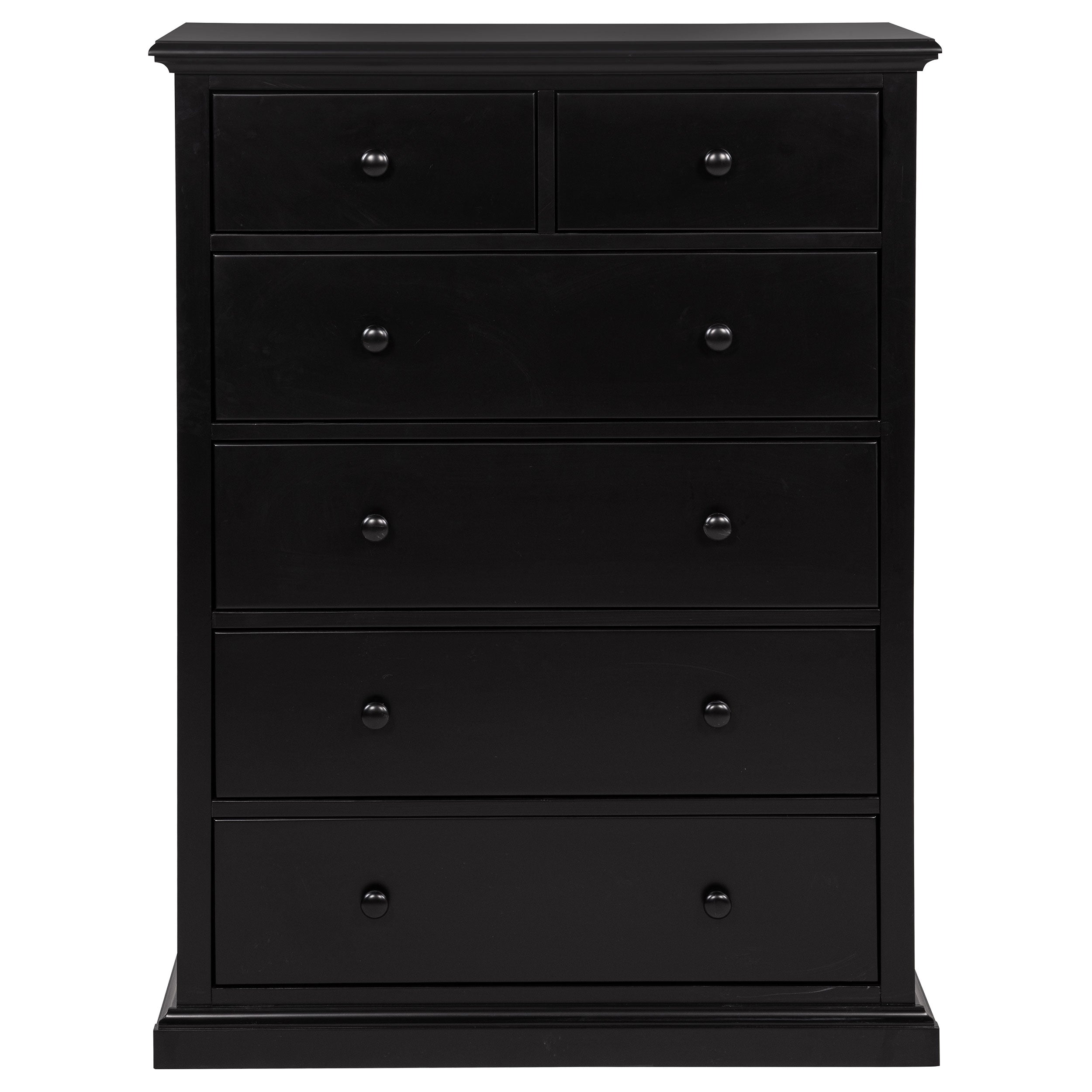 Sumerlin 6-drawer Bedroom Chest of Drawers Black-