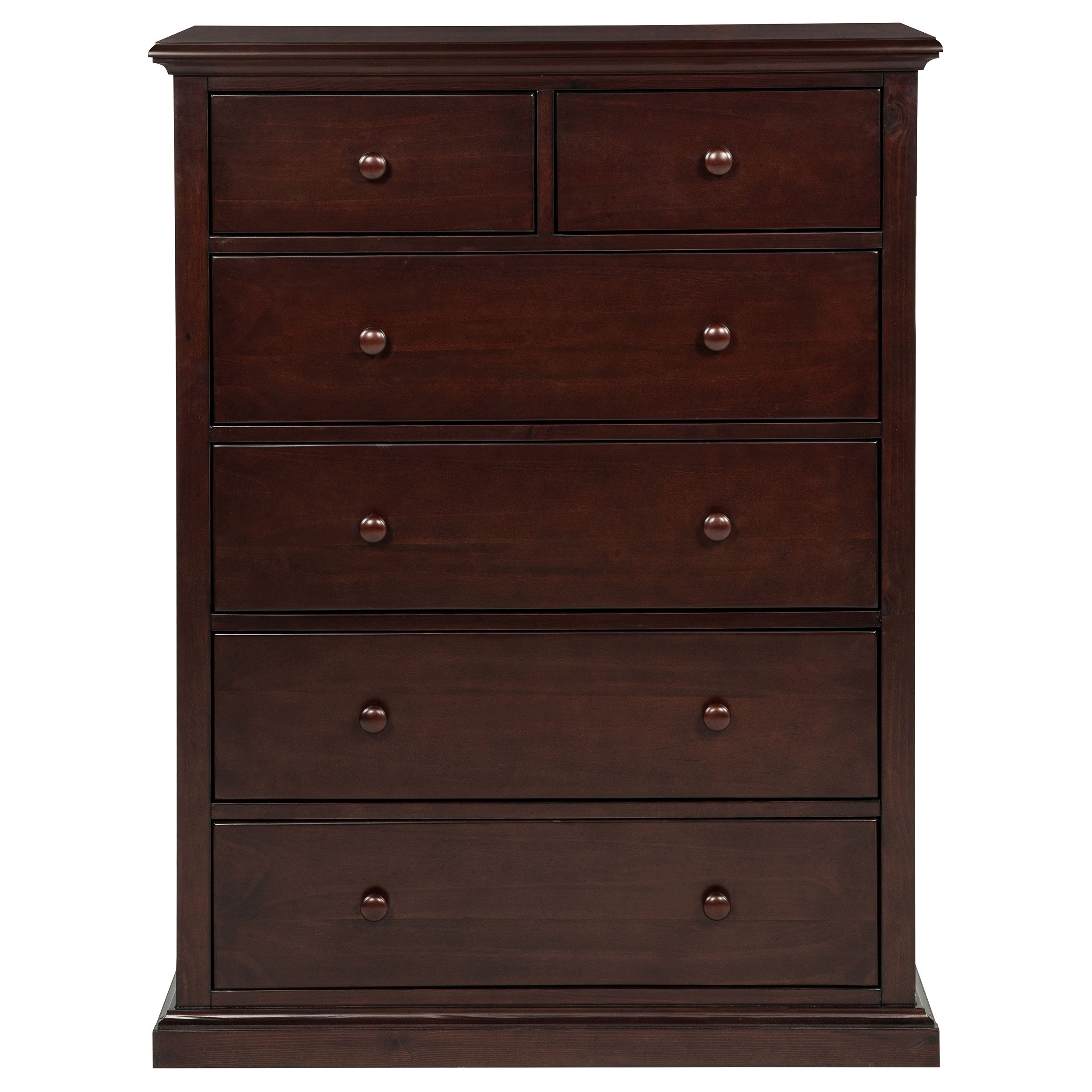 Sumerlin 6-drawer Bedroom Chest of Drawers Cappuccino-