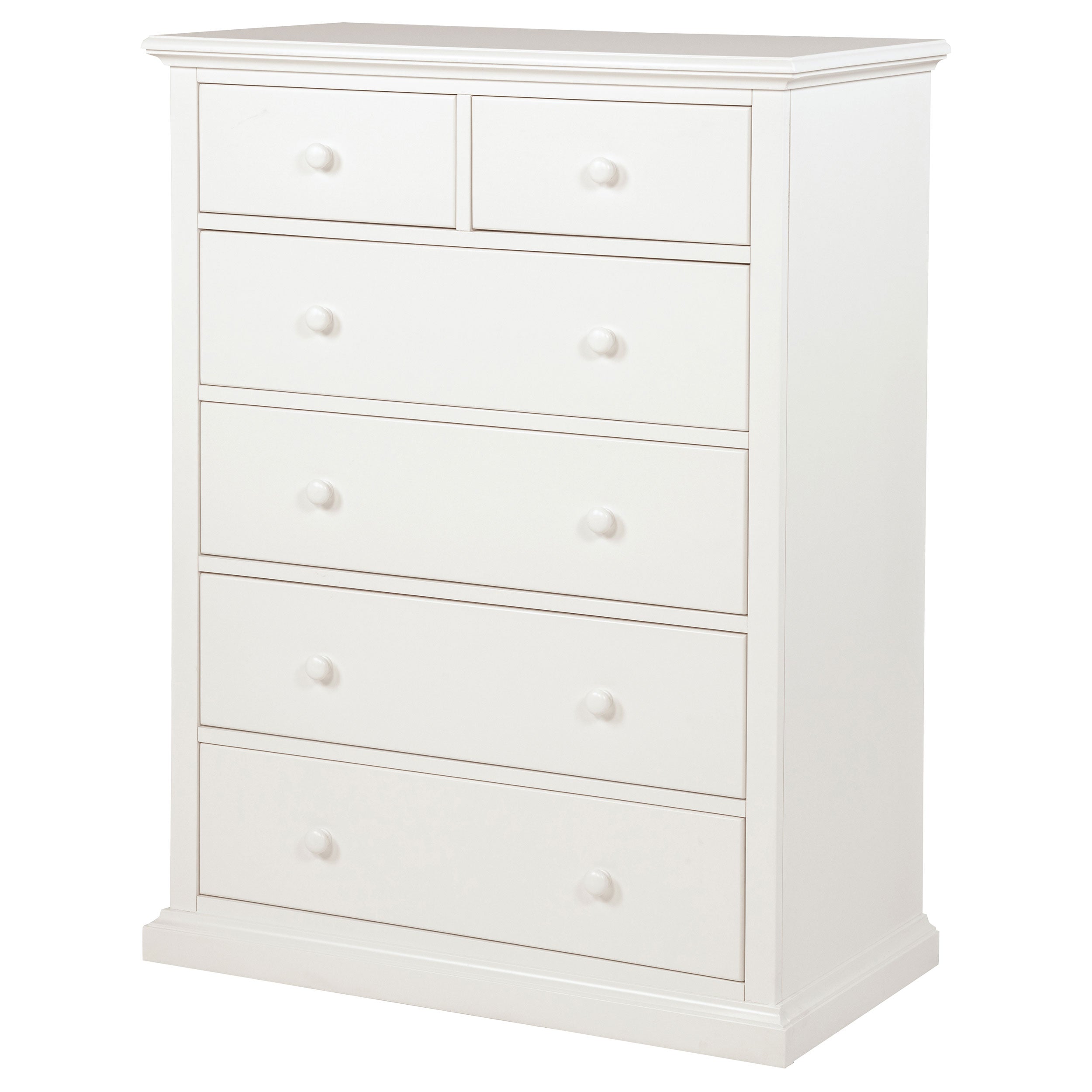 Sumerlin 6-drawer Bedroom Chest of Drawers White-