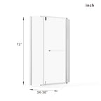 Goodyo Neo-Angle Frameless Shower Door