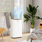 HOMCOM 14000 BTU Dual Hose Portable Air Conditioner