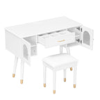 Elegant Vanity Makeup Table & Chair Set