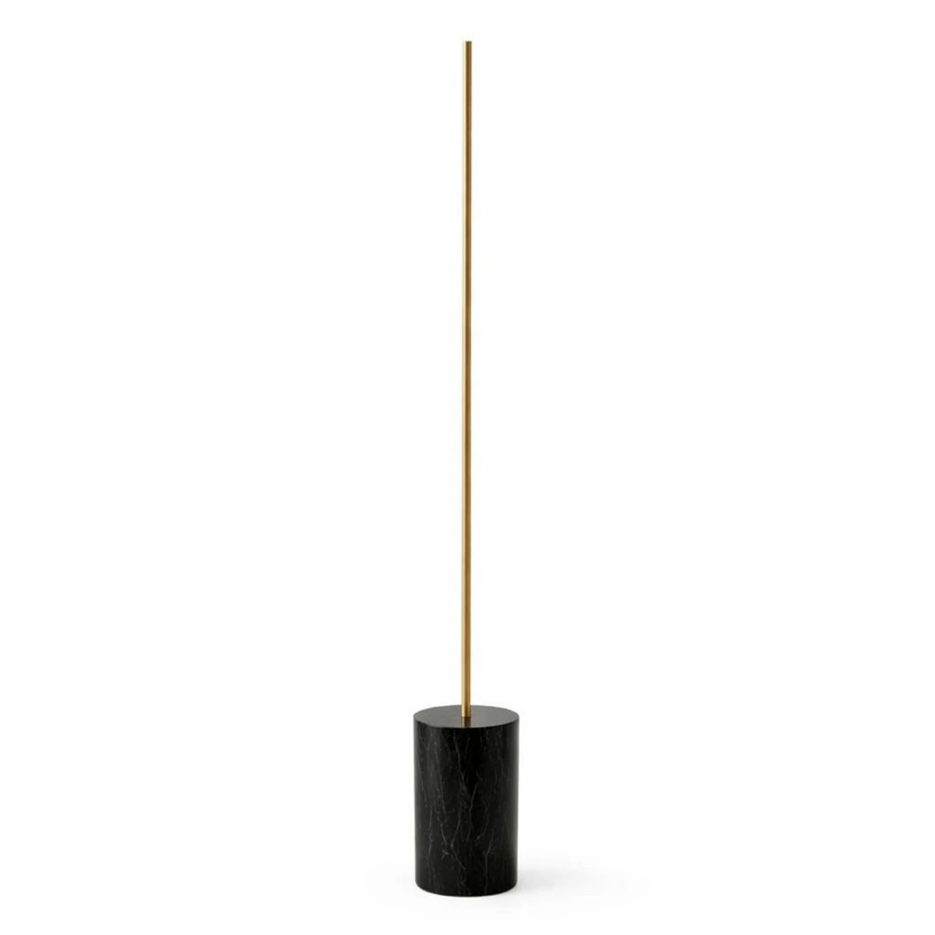 Prism Brassed Gold LED Floor Lamp