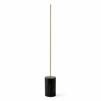 Prism Brassed Gold LED Floor Lamp