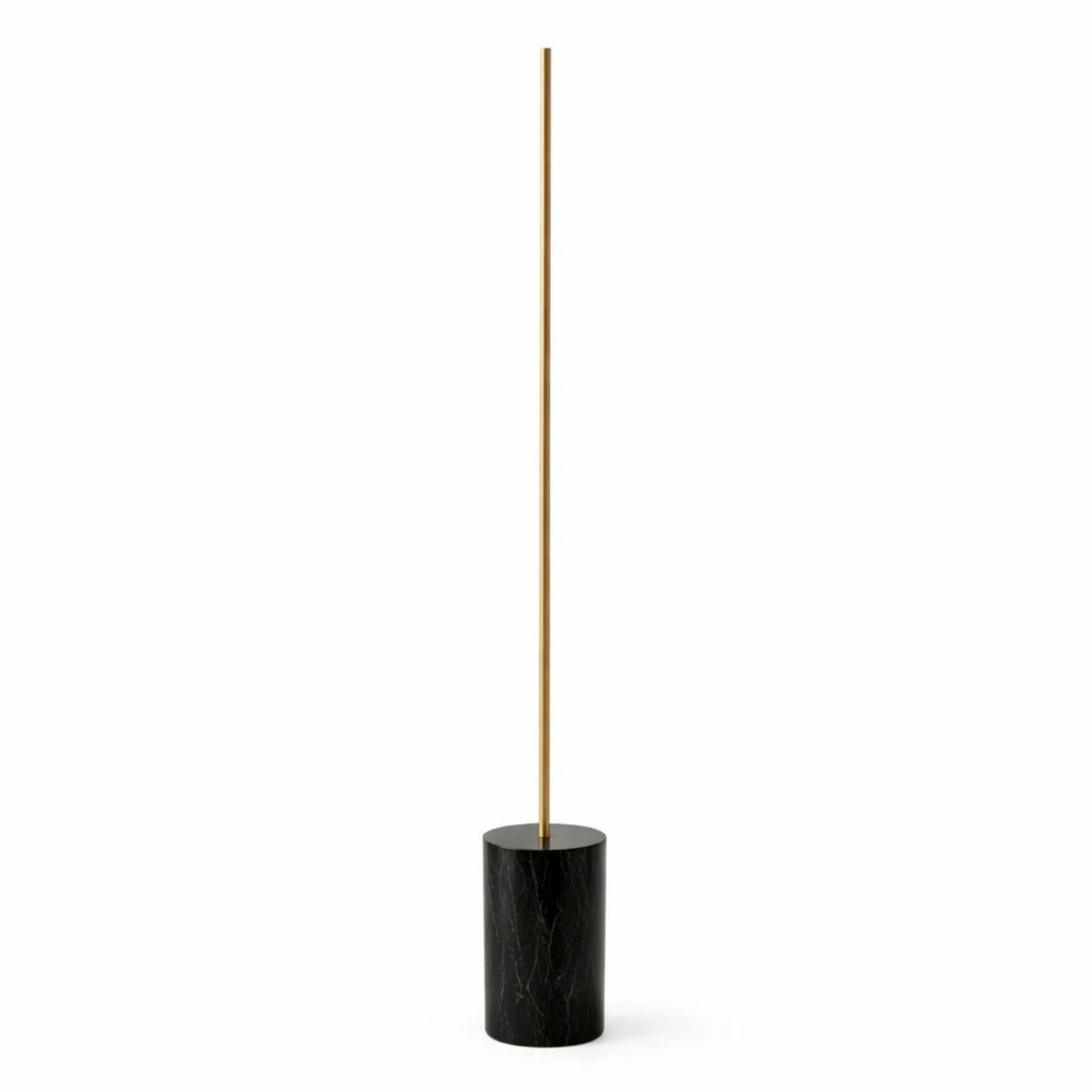 Prism Brassed Gold LED Floor Lamp