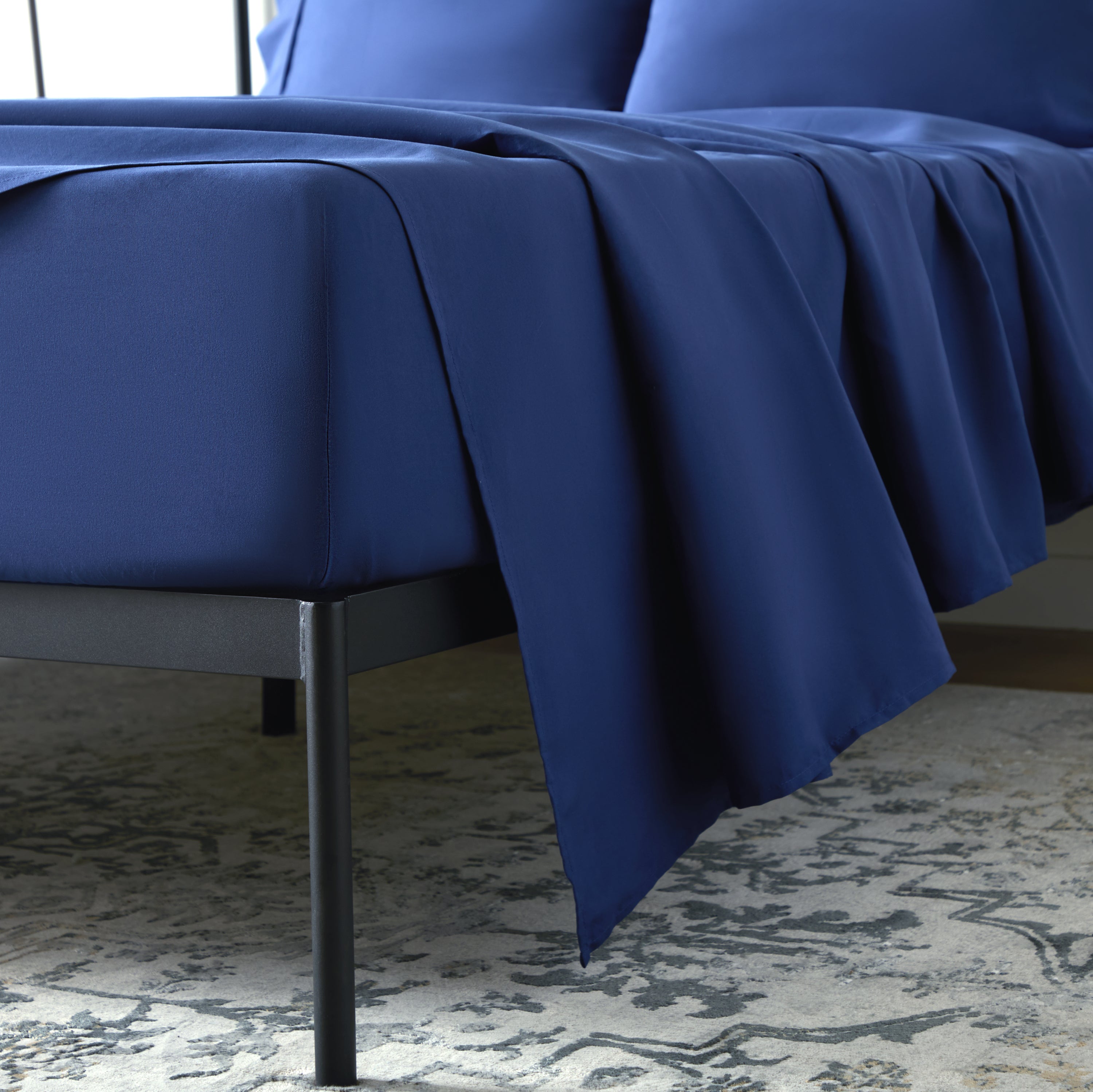 Weekender 90gsm Microfiber Sheet Set King Blue