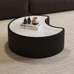 Light Sintered Stone Top Coffee Table