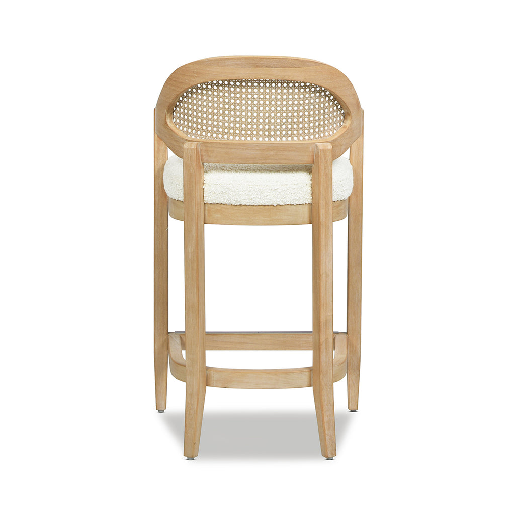Americana Mid-Century Modern 26" Cane Back Counter Stool