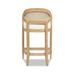 Americana Mid-Century Modern 26" Cane Back Counter Stool