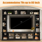 Entertainment Center Wall Unit for TVs Up to 80"