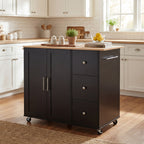 Mobile Kitchen Cart with Storage