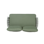 Mariano Steel 4-Pieces Conversation Set - Off White & Green