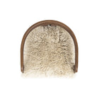 Millwick 26.5" Low Back Genuine Fur Stool