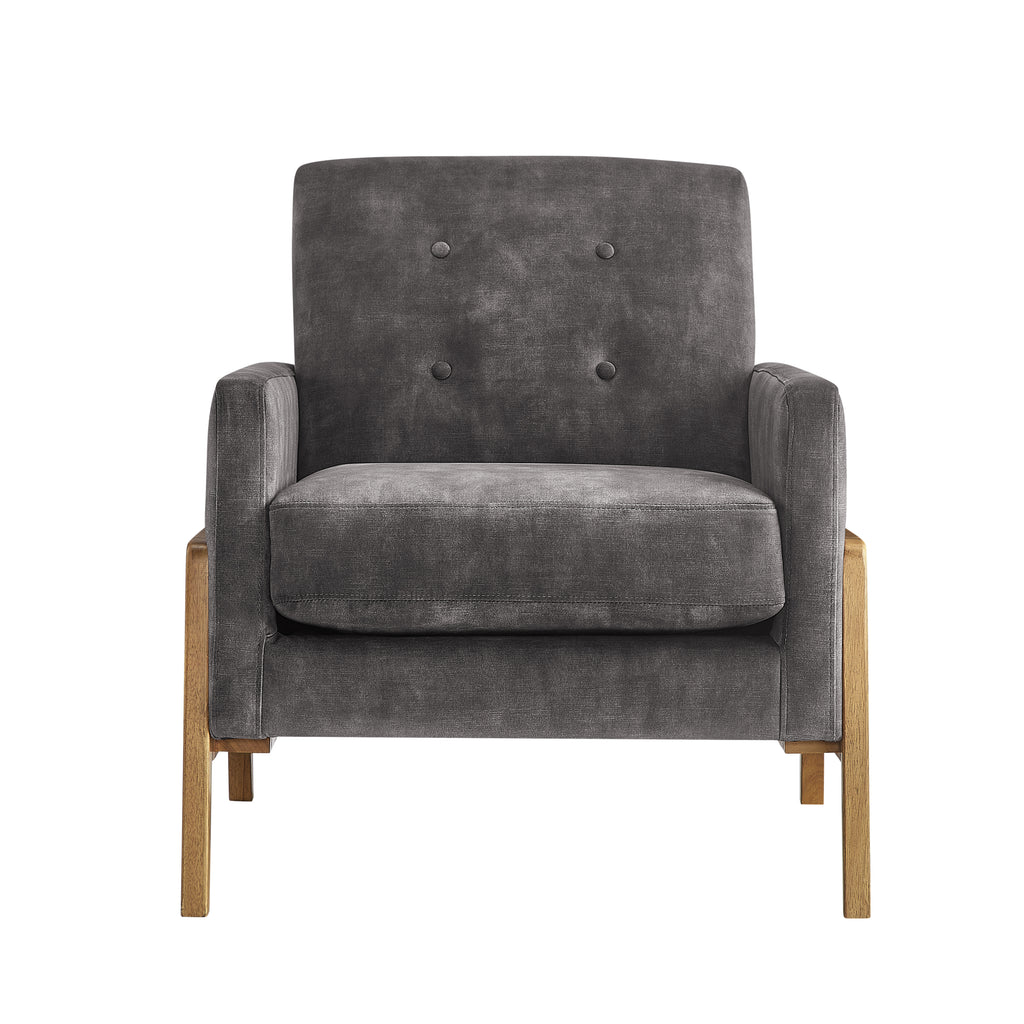 Matson Tufted Back Accent Chair - Coal