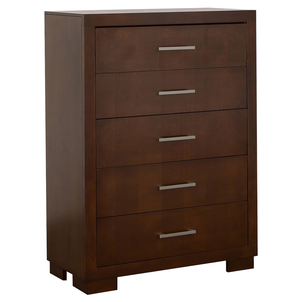 Polk Cappuccino 5-Drawer Bedroom Chest