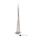 Icicle Contemporary Floor Lamp in Brushed Nickel