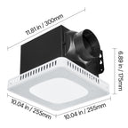 Bathroom Exhaust Fan with RGB Lights